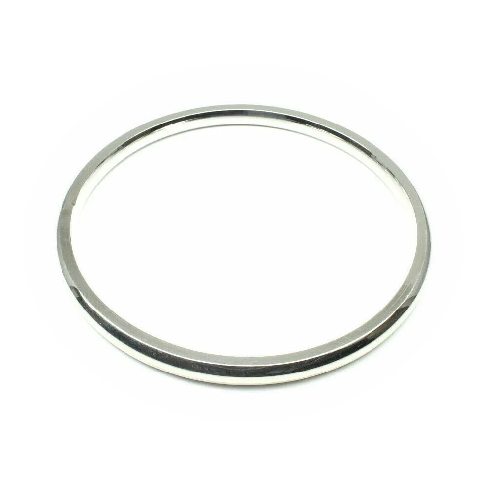 Stainless Steel Unisex Golden Line kada bangle Sikh Kara 4.3 mm wide - Image 4