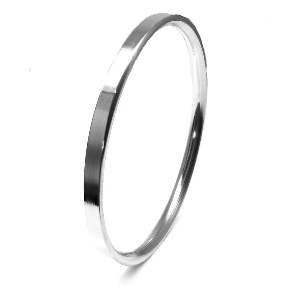 Karizma Jewels Superb Shine Stainless Steel Ladies Bangle Kada (Plain) 4.5mm wide - Image 3