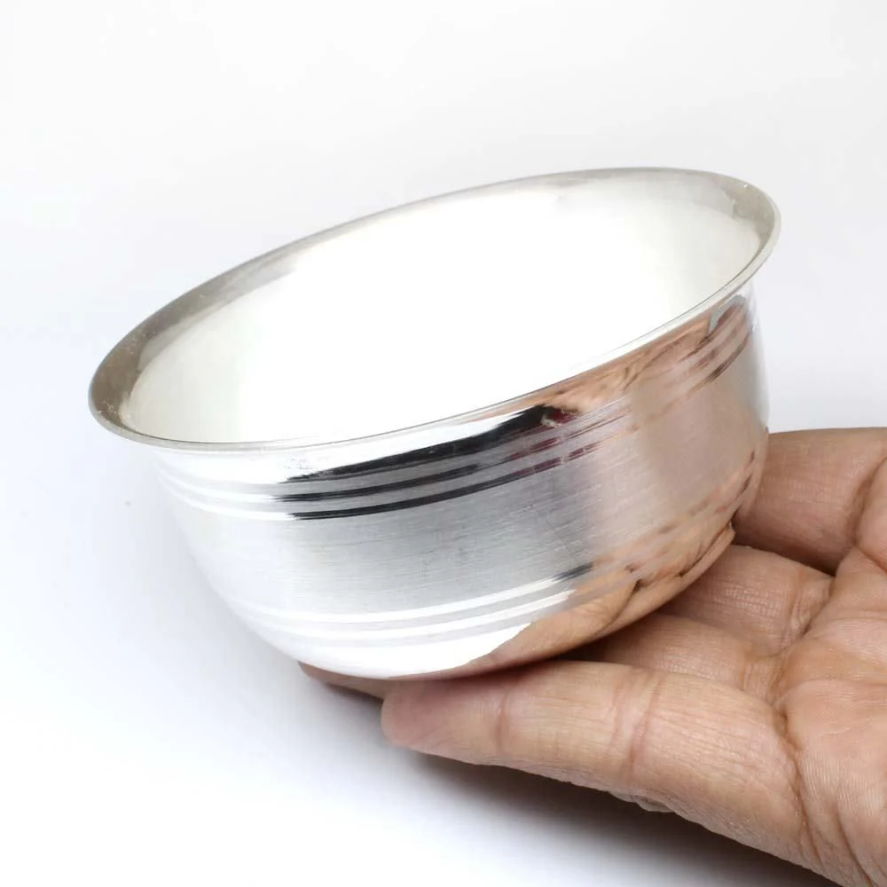 Pure Silver Small Bowl Katori for Tilak teeka Pooja remedies - Image 3