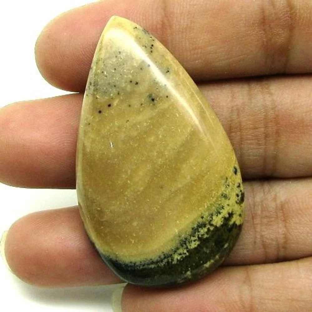 Selected 236.8Ct 5pc Wholesale lot Natural Picture Jasper Cabochon Gemstone - Image 4