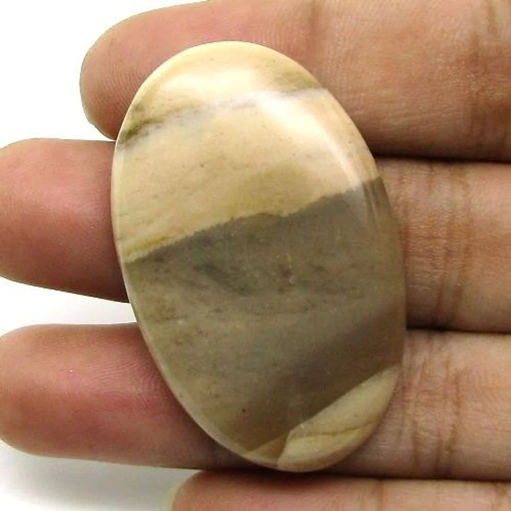 Selected 256Ct 5pc Wholesale lot Natural Brown Jasper Cabochon Gemstone - Image 4