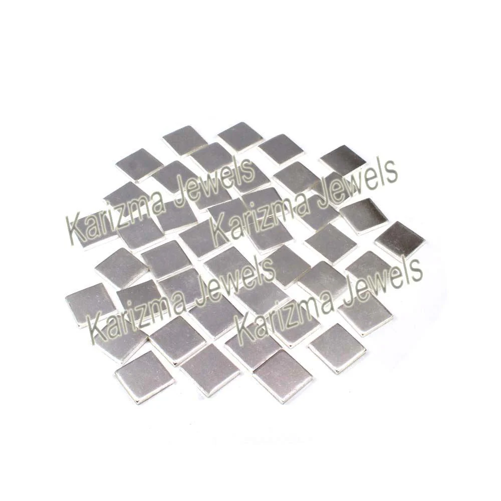 Solid Pure Silver Square Piece chandi ka chokor tukra for lal kitab and astrology - Image 3